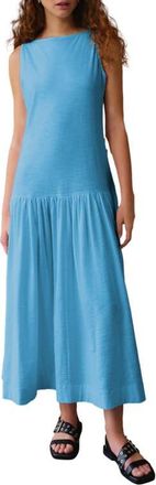 Next Sleeveless Maxi Dress in Blue at Nordstrom, Size 10 Us