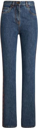 Etro Jeans met applicatie - Blauw