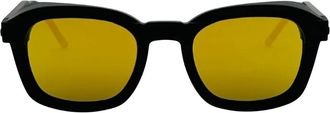 Thom Browne Injection Rectangular Zonnebrillen - Dames - Zonnebrillen - Zwart - ONE Size - Nylon - Accessoires