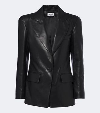 Balmain Leather blazer
