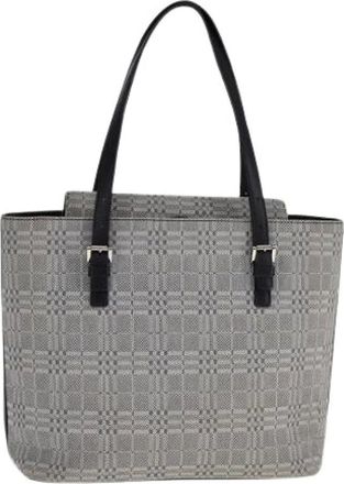 Burberry Pre-owned Tote Bags, female, Gray, Size: ONE SIZE Pre-owned Vintage tote bag