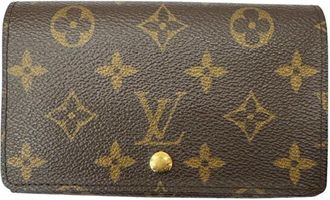Louis Vuitton Brown Monogram Wallet (Bi-Fold) (Pre-Owned)