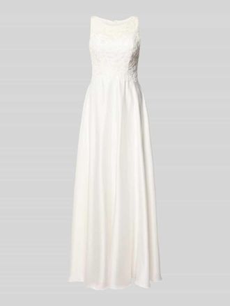 Laona Abendkleid mit Spitze in Weiss, Gr&ouml;&szlig;e 32