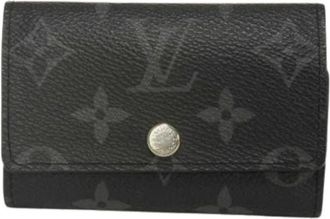 Louis Vuitton Pre-owned Canvas Sleuteletui - Heren - Vintage Accessoires - Zwart - ONE Size - Leer - Vintage