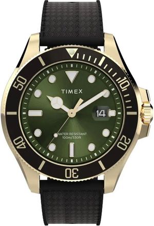Timex Harborside Coast 44mm - men - stainless steel/Resin - OS - Green