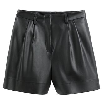 La Redoute Collections Short met plooien in simili