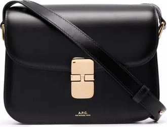 A.P.C. Black Grace Small Crossbody Bag