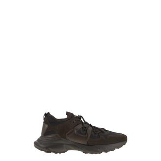 Tod's Tods, Sneakers, male, Brown, Size: 10 1/2 US Leather and Technical Fabric Sneakers