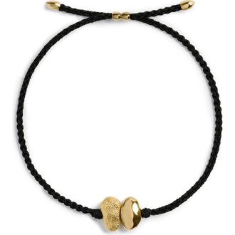 Monica Vinader Antica Cord Bracelet in 18K Gold Vermeil at Nordstrom