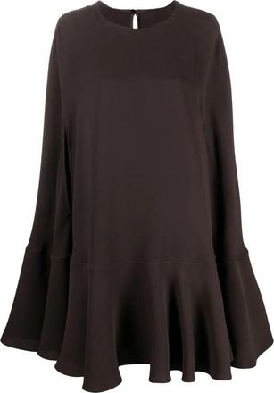 Valentino Garavani Silk Cape Dress