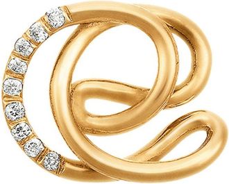 Charlotte Chesnais Alphajoaillerie 18kt Gold Necklace - Letter E - One Size