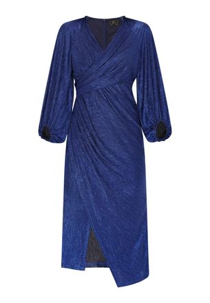 Faina Jurk Dames blauw