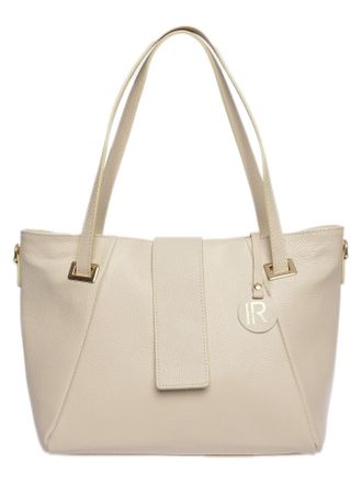 Isabella Rhea Beige Rundleer Tas