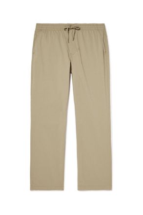 Polo Ralph Lauren Straight-Leg Cotton-Blend Seersucker Drawstring Trousers
