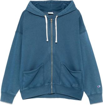 Champion Felpa con logo e cappuccio - Blu