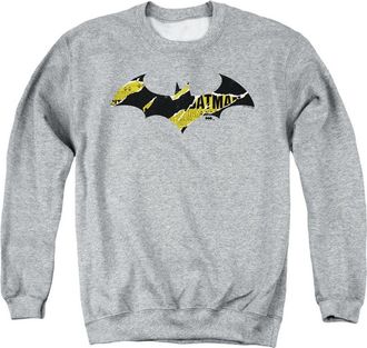 Gildan Batman Torn Gotham Logo Adult Crewneck Sweatshirt