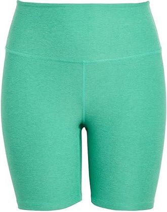 Beyond Yoga Plus Size High Waisted Biker Shorts Womens Shorts Bright Emerald Heather : 2X (US Womens 22-24) 7, Polyester/Spandex