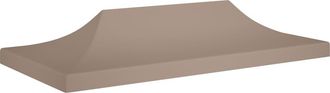 vidaXL Techo De Carpa Para Celebraciones Gris Taupe 6x3 M 270 G/m&sup2; Vidaxl