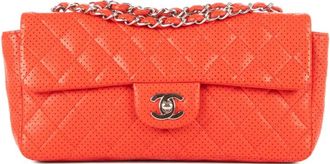 Chanel Borsa a spalla Classic Flap - Rosso