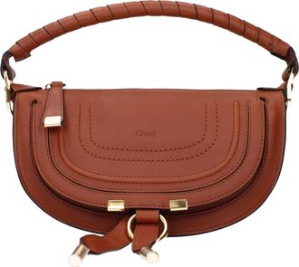 Chlo&eacute; Borsa Chlo&eacute; Marcie Donna Pelle Marrone E Argilla