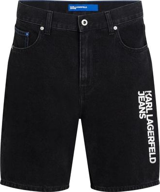 Karl Lagerfeld Bermuda con logo - Nero
