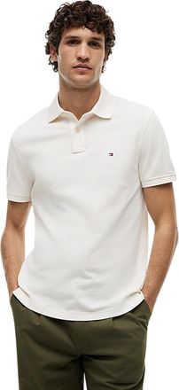 Tommy Hilfiger katoenen Tommy Hilfiger polo creme normale fit effen