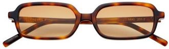 Freyrs Eyewear Miki Rectangular Sunglasses in Tortoise /Brown at Nordstrom