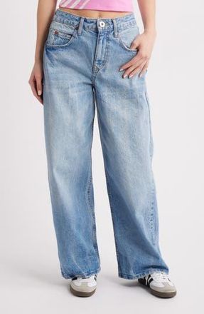 BDG Jaya Wide Leg Jeans in Light Vintage at Nordstrom Rack, Size 28 X 32