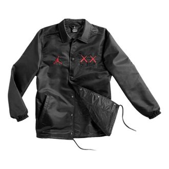 Air Jordan x Kaws Coaches Jacket Black 884484-010