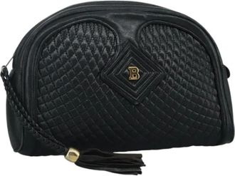 Bally Pre-owned Clutches, female, Black, Size: ONE SIZE Pre-owned Leather Clutch