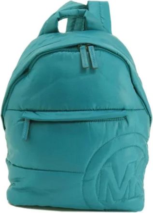 Michael Kors Pre-owned Backpacks, female, Blue, Size: ONE SIZE Pre-owned Fabric backpacks