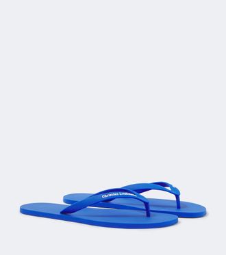 Christian Louboutin Logo thong sandals