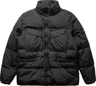 Stone Island Logo Patch Padded Jacket Black 771540123-V0029