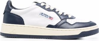 Autry Medalist Rounded-toe Lace-up Sneakers