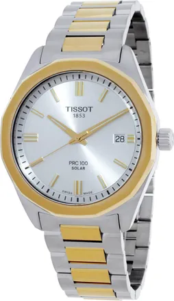 Tissot PRC 1000 Quartz Solar Silver Dial Mens Watch T151.422.22.031.00