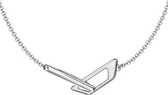 Diesel Stainless Steel Bar Pendant Necklace in Silver at Nordstrom