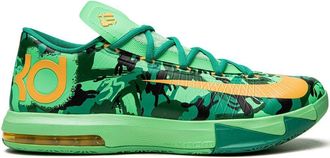 Nike KD 6 Easter sneakers - unisex - Calf Leather/Polyester/Rubber - 10.5 - Green