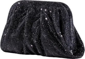 Benedetta Bruzziches Womens Clutch Venus La Petite Black Aluminium Mesh Bags