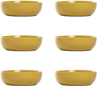 10 Strawberry Street Set Of 6 Wazee Matte Coupe Dinnerware Bowls