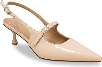 Chase + Chloe by Intouch Footwear Arima Slingback Pump in Beige Patent at Nordstrom Rack, Size 8.5