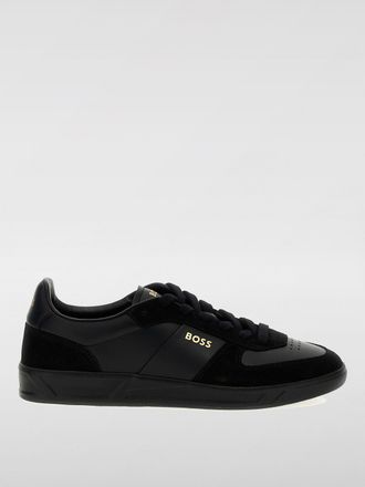 HUGO BOSS Low-Top Trainers Mens 46 US 13 Black Suede Leather store Technical 50407903