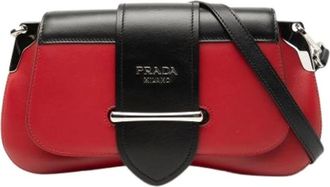Prada Pre-owned Cross Body Bags, female, Red, Size: ONE SIZE Pre-owned Vintage Cross Body Bag