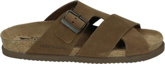 Mephisto Schoenen, Heren, Bruin, 39 EU, Leer, James Mamouth Mobils Slipper