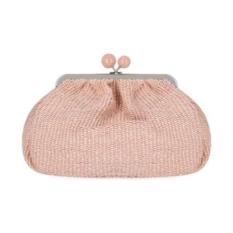 Max Mara Pasticcino Fortuna Medium Clutch - female - Weekend Max Mara - Clutches - Pink - ONE SIZE - Bags