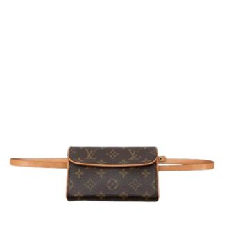Louis Vuitton Pre-owned Pochette Florentine - Dames - Pre-owned - Bruin - Maat: ONE Size