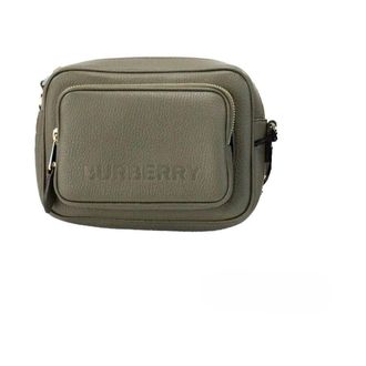 Burberry Bolso bandolera de piel con logotipo grabado - Bags - Mujer - Amarillo - ONE SIZE