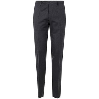 Incotex Heren, Broeken, Grijs, Maat: 4XL Wol
