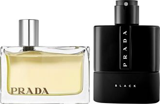 Prada Unisex Duo: Amber Eau de Parfum 80ml & Luna Rossa Black Eau de 100ml. - One Size
