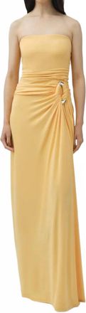 SIMKHAI Emma Bustier Gown In Yellow