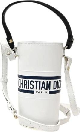 Dior Pre-owned Bucket Bags, female, White, Size: ONE SIZE Pre-owned Vibe bottle holder bag